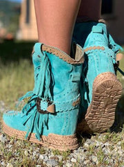 Tassel Suede All Season Boho Vintage Boots